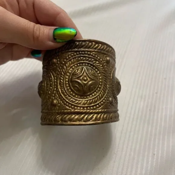 Krisa Greek Jewelry Cuff Bracelet Rare - Picture 4 of 8